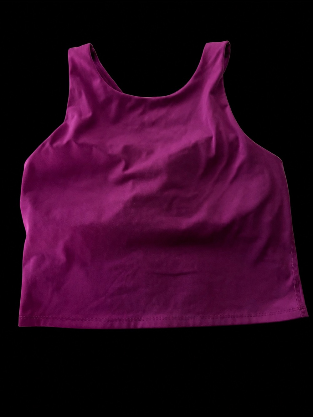 Jockey Magenta Racerback Crop Top